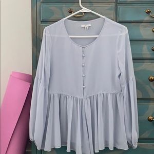 Baby Blue Blouse
